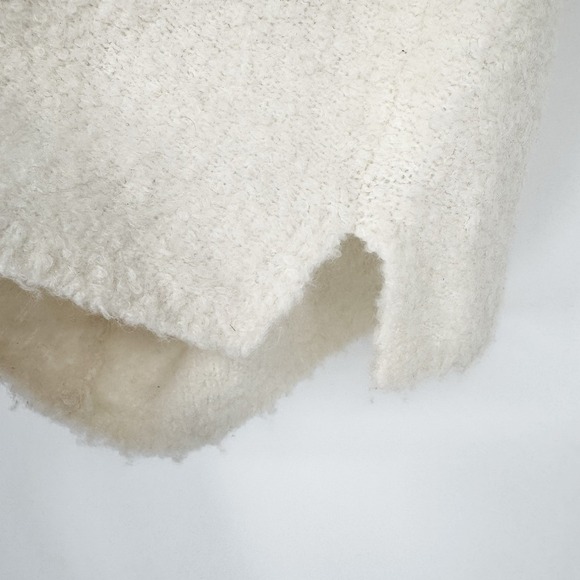 Abercrombie & Fitch Boucle Tank Shorts Lounge Set Cream Size XS Sleep Relax Cozy - Picture 9 of 14